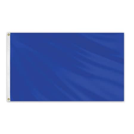 Global Flags Unlimited Solid Color Outdoor Nylon Flag 3' x 5' - Royal Blue 204637